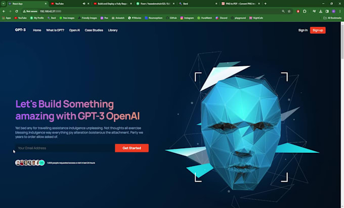 Build a fully responsive modern ui ux website in react js by ...