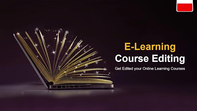 do video editing of elearning course, online course editing