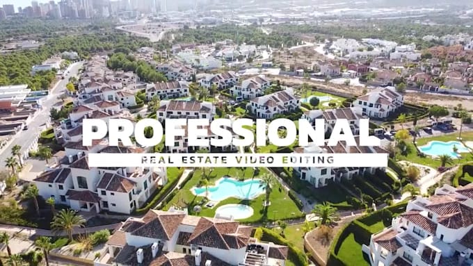 do real estate video editing within 1 day
