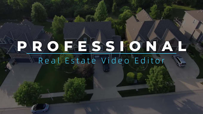 do professional real estate video editing in low budget