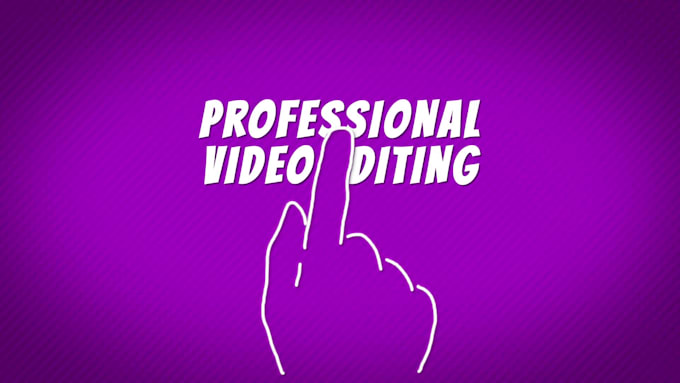 do professional video editing for your you tube channel