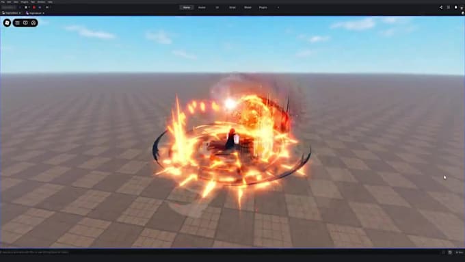 create custom roblox vfx, movesets, abilities, and combat animation for roblox