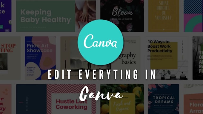 design everything in canva editable for you