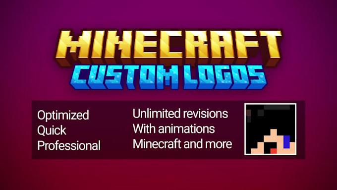 create custom minecraft logo for you
