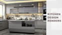 do kitchen interior design and redesign, with realistic 3d model and 3d render