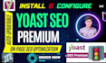 do wordpress on page SEO optimization with yoast premium