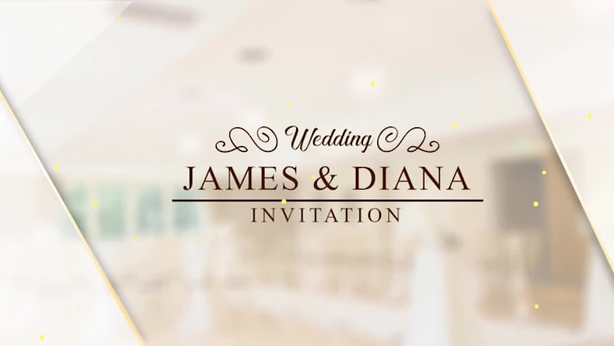memorable animated wedding invitation video
