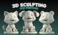 sculpt 3d sculpting models, characters, figures, 3d printing