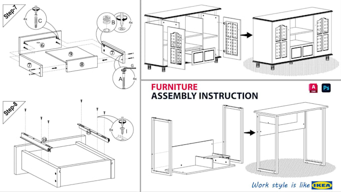 do furniture design and assembly instruction