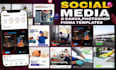 design instagram, facebook post and social media ad creative