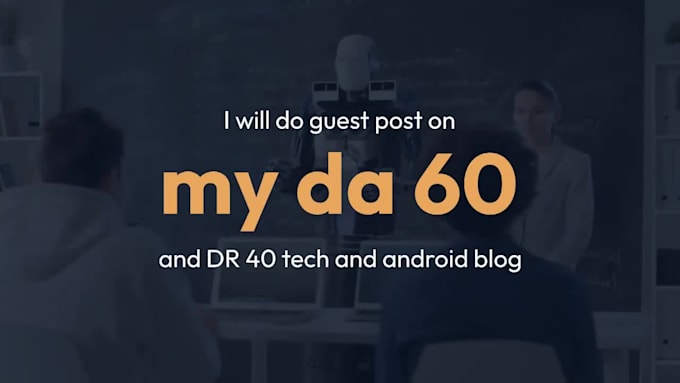 do a guest post on my da 60 and DR 50 tech and android blog