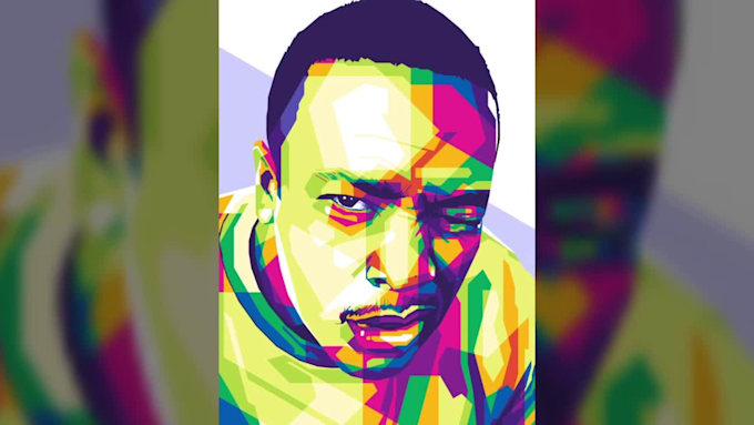 create wpap style pop art for you within 24 hours