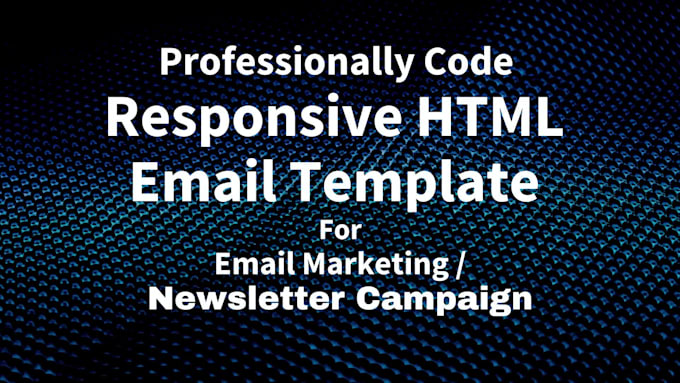 code html email template design for email marketing