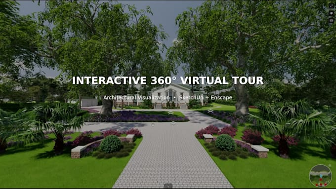 an interactive 360 virtual tour for architecture
