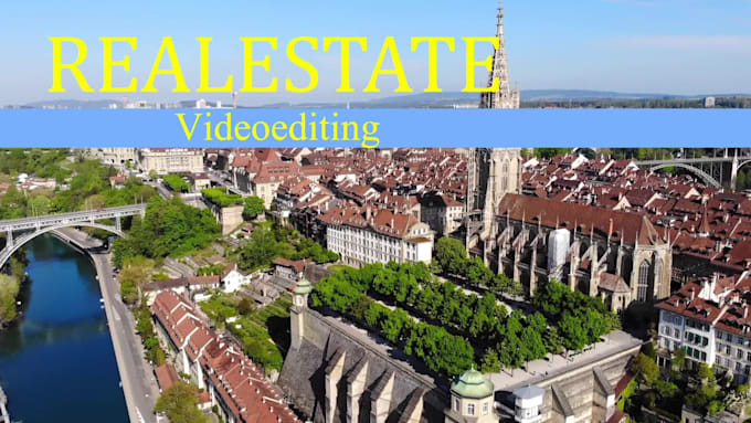 do professional realestate video editing
