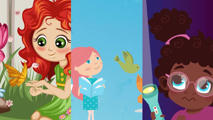 create animated book trailer for your childrens book