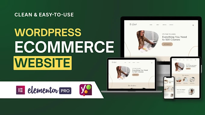 create wordpress ecommerce website using woocommerce