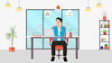 make a modern 2d animated explainers video for your brand