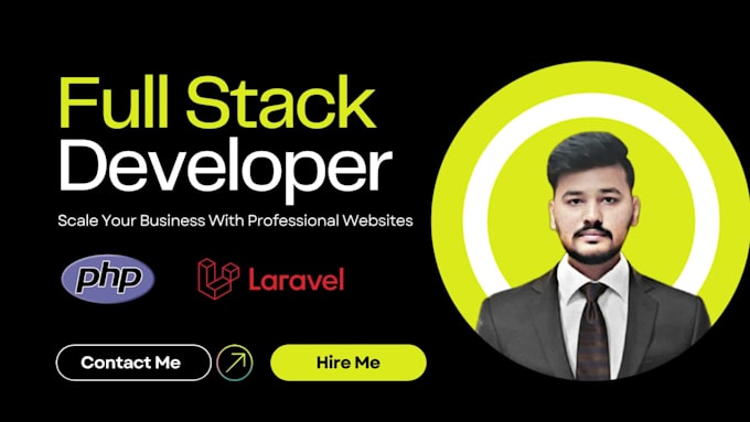 be your expert PHP laravel developer for professional websites solutions