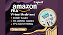 be your expert amazon fba virtual assistant and professional amazon fba pl VA