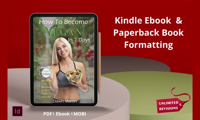 do book formatting and layout design of ebook and print