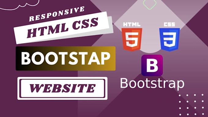 Develop responsive html css bootstrap website for you by Rahitulislam ...