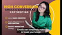 deliver high conversion, ai free sales emails copywriting