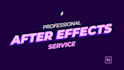 create professional motion graphics and after effects animation