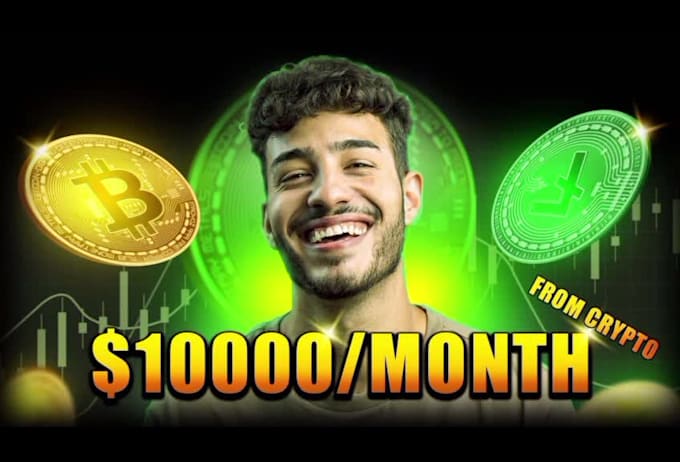 design high converting crypto youtube thumbnails