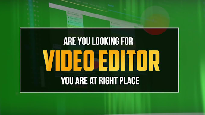 be your premier pro and after effects video editor