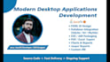 develop modern cross platform desktop apps, using java, javafx, jasperreports
