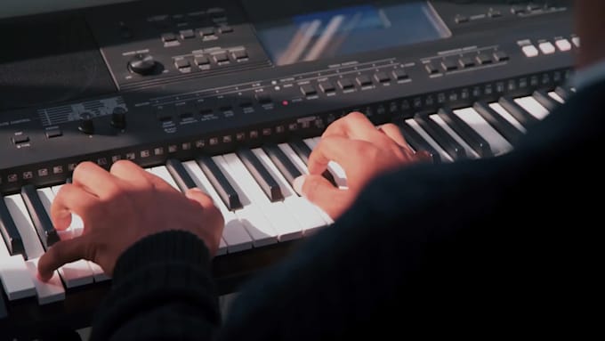 produce a live action lyrics video or music video