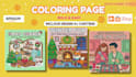 create a bold and easy coloring book for amazon KDP