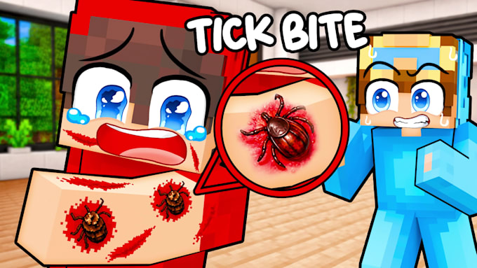 make a professional minecraft thumbnail
