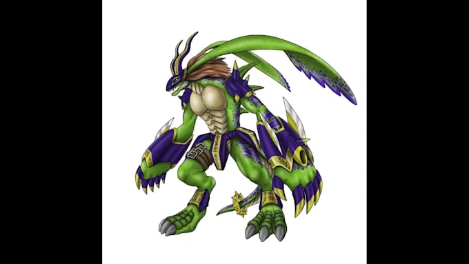 design big monsters inspired by digimons and other monsters