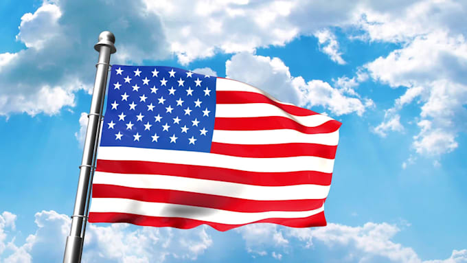 be doing a 3d animation of the flag
