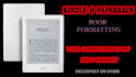 format your book for kindle and paperback