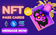 create nft pass cards, access pass for your project