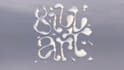 make a custom typeface with molten chrome effect, chrometype