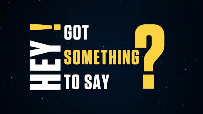 create expert kinetic typography and text animation