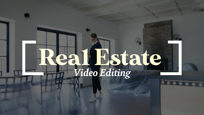 do real estate video editing