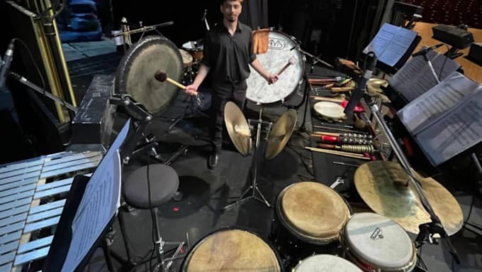 record personalized percussion for your music