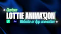 create lottie json animations for saas, ai and tech apps