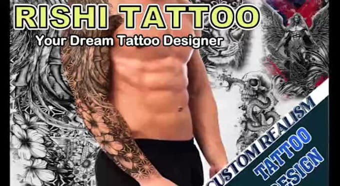 do unique customized realism tattoo design