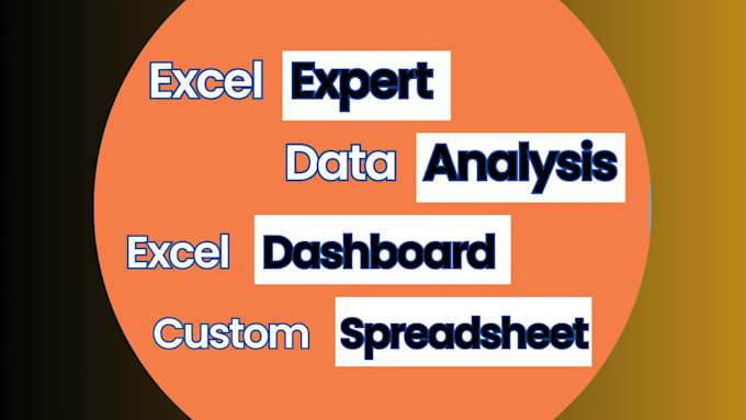 be your excel expert, data analysis, data visualization and dashboard