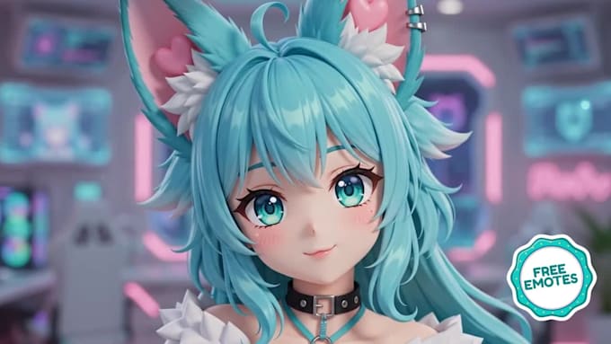 create custom vroid vtuber model and 3d avatar for vrchat