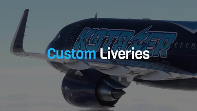 create msfs 2020 and 2024 virtual airline livery for microsoft flight simulator