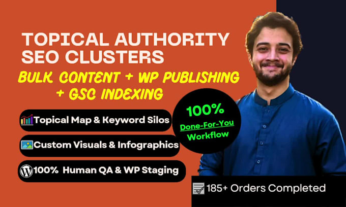 build topical authority with bulk SEO content clusters on wordpress