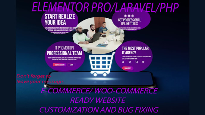 build e commerce website and fixes