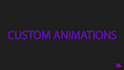 create professional custom animations
